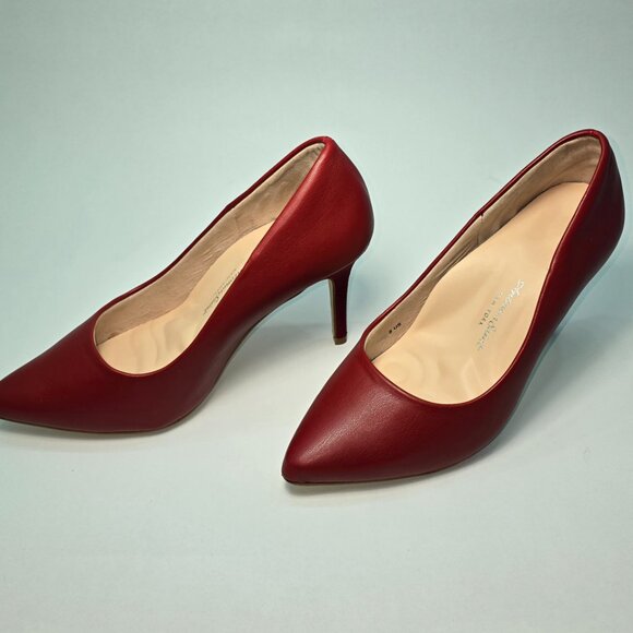 Antonia Saint NY Victoria 3" High Heels for Women-Haute Red - Size 8B. Pre-owned - Picture 5 of 6